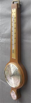 Design Banjo Baro-/hygro-/thermometer,notenkl,nst.,54 cm,nst - 1