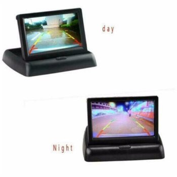 Auto monitor Inklapbaar 4,3-inch voor achteruitrijcamera KJO - 4