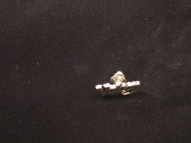 Magna pin 2.5 cm (chroom) - nr. 1