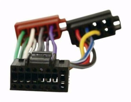 ISO-Kenwood Adapter kabel voor Kenwood autoradio's 16 Polig - 0