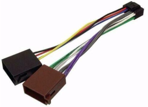 ISO-Kenwood Adapter kabel voor Kenwood autoradio's 16 Polig - 1