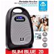 iDance Slim Blue20 Portable All-in-One 80 Watt Party System. - 0 - Thumbnail