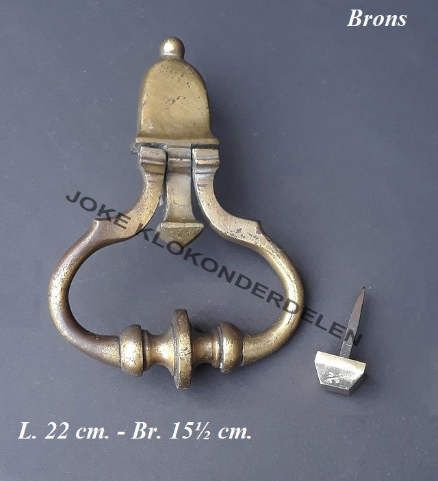 = Deurklopper = brons = oud =43330 - nr. 1