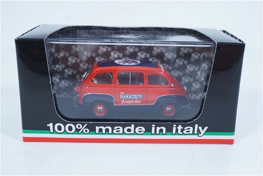 1:43 Brumm R286 Fiat 600 Multipla Ramazotti - 0