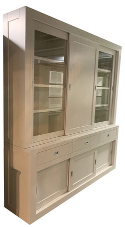 Buffetkast wit Assen XL 240 X 240cm dichte middendeur