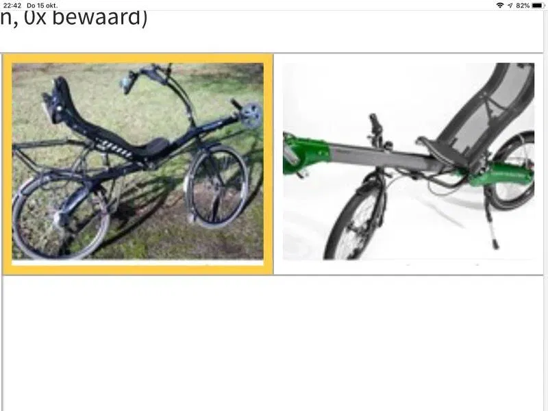 Ligfietsen Gezocht Gevraagd van Challenge of Flevobike Greenmachine - nr. 1