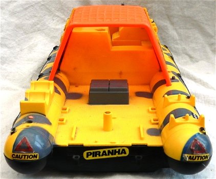 LANARD THE CORPS Vehicle, Mission Boat Yellow Piranha, 1986.(Nr.1) - 2