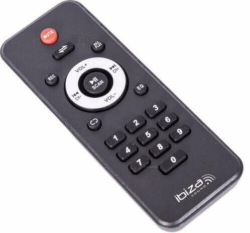 IBIZA-SOUND PORT-TFT12 Mobiele geluid set met beeldscherm - Afbeelding 2