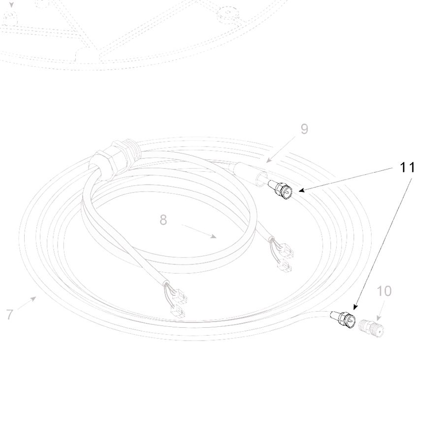 Teleco 15077 spare part Stekkerverbind. FF50 CL.E.Voy.65/85 - nr. 1