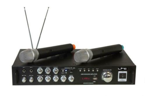 Karaoke set met Bleutooth,Usb,2 draadloze microfoons (028-B) - Afbeelding 4