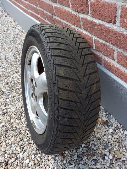 Winterbanden 185/60 R15, 4 stuks, voor o.a Mini R56 - Afbeelding 3