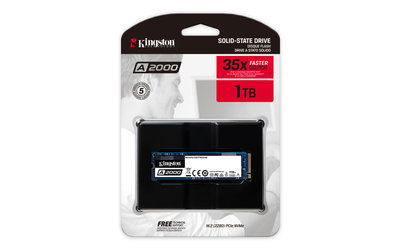 1TB M.2 PCIe NVMe Kingston A2000 3D/TLC/2200/2000 Ret - Afbeelding 4