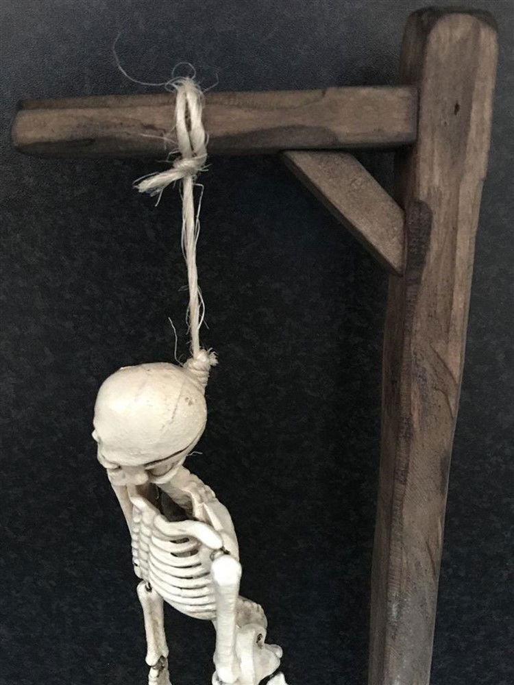 Metalen skelet aan galg-skelet- - Afbeelding 7