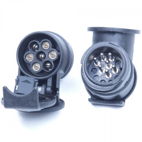 Adapter, Kort, 7P Doos, 13P Stekker - nr. 1