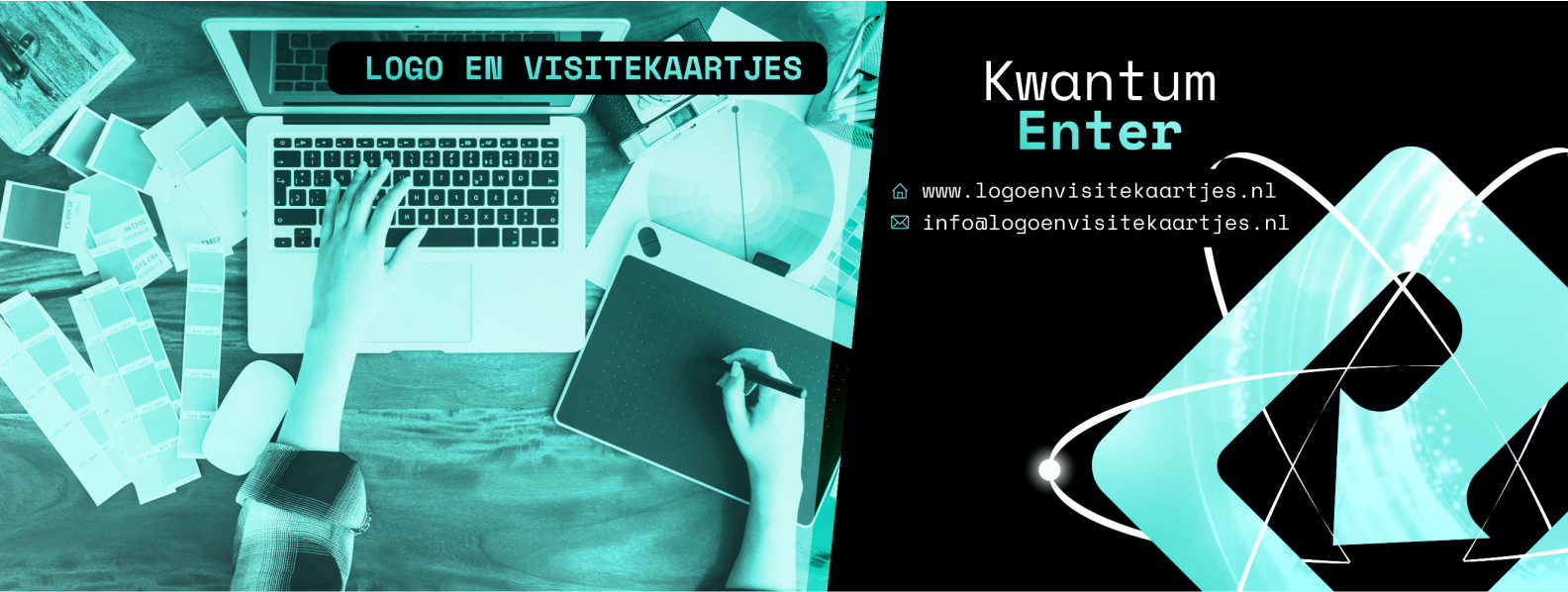 Professioneel LOGO ontwerp en VISITEKAARTJES / Kwantum Enter / (vanaf 139€) - Afbeelding 2