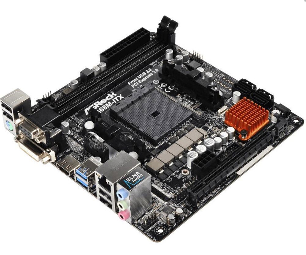 ASRock A68M-ITX R2.0 (Geen I/O-Shield) - FM2+ - ITX - nr. 1