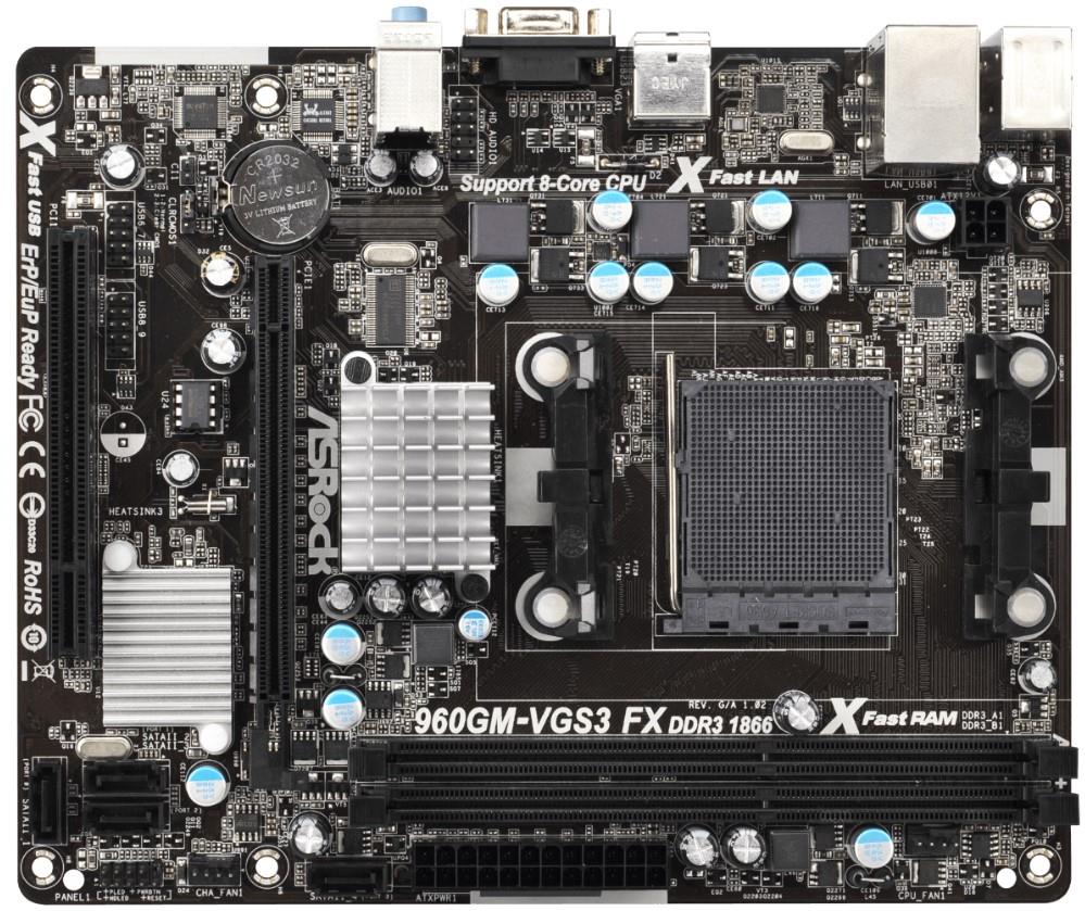 ASRock 960GM-VGS3 FX - AM3+ - Afbeelding 2