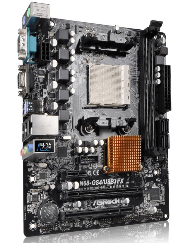 ASRock N68-GS4/USB3 FX R2.0 - AM3+ - Afbeelding 2