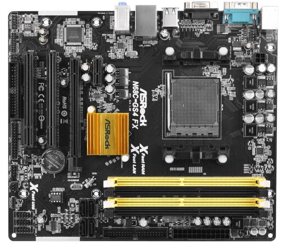 ASRock N68C-GS4 FX - AM3+ - Afbeelding 3