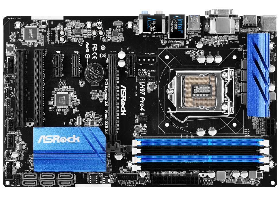 ASRock H97 Pro4 - Socket 1150 - ATX - Afbeelding 3