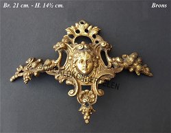 = Ornament = brons = oud =43344
