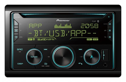 PIONEER FH-S720BT DUBBEL DIN CD BT - 1