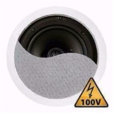 Plafond speaker 100Volt of 8ohm 16.5cm Basic Wit (535-T)