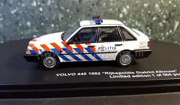 Volvo 440 1992 Politie Alkmaar 1:43 Triple 9 - 0