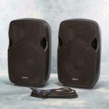 DJ-set actief 10 inch speakers en Mixer. 800Watt (Djset-6) - 2