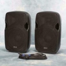 Actieve Abs kunstof speakerset 2 x 10 inch 800Watt (ap10set)