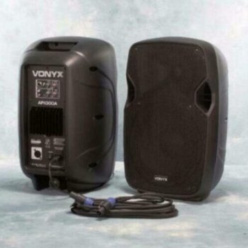 Actieve Abs kunstof speakerset 2 x 10 inch 800Watt (ap10set) - 2