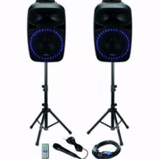 Actieve Ibiza Muziek Set PKG15A-SET,Usb,Sd bluetooth Nieuw