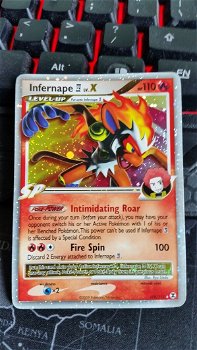 Infernape 4 LV.X 108/111 Platinum Rising Rivals gebruikt - 0