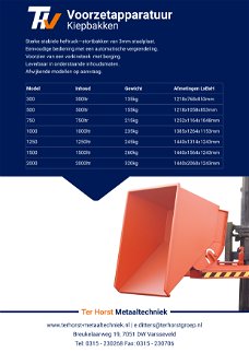 THV Heftruck Kantelbakken