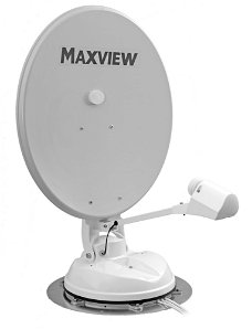 maxview twister, 65 centimeter twin schotel voor camper