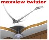 maxview twister, 65 centimeter twin schotel voor camper - 5 - Thumbnail