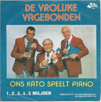 De Vrolijke Vagebonden ‎– Ons Kato Speelt Piano (1989) - 0