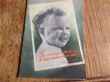 ZWITSAL groeiboekje , 1953 - boekje met tips voor de jonge moeder