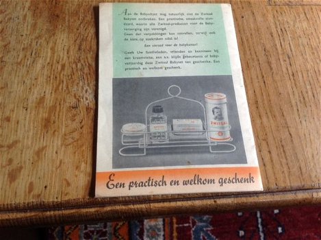 ZWITSAL groeiboekje , 1953 - boekje met tips voor de jonge moeder - 2