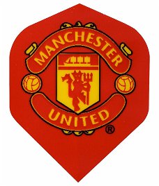 Voetbal dart flight Manchester United  Footbal Club 75 micron