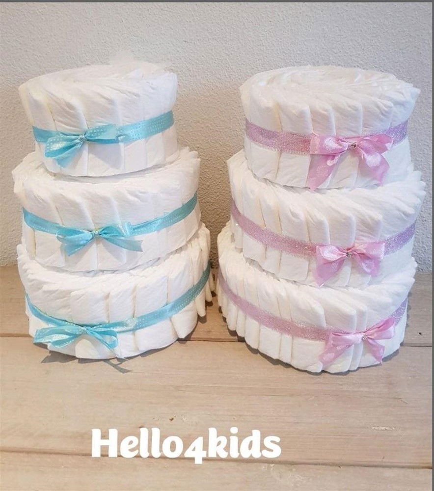 Gratis naam geboorte cadeau luiertaart kraamcadeau jongen - Afbeelding 2