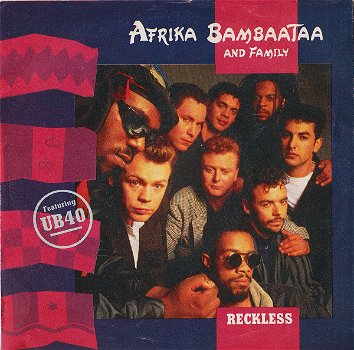 Afrika Bambaataa & Family ‎ featuring UB40 – Reckless (Vinyl/Single 7 Inch) - 0