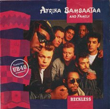 Afrika Bambaataa & Family ‎ featuring UB40 – Reckless  (Vinyl/Single 7 Inch)