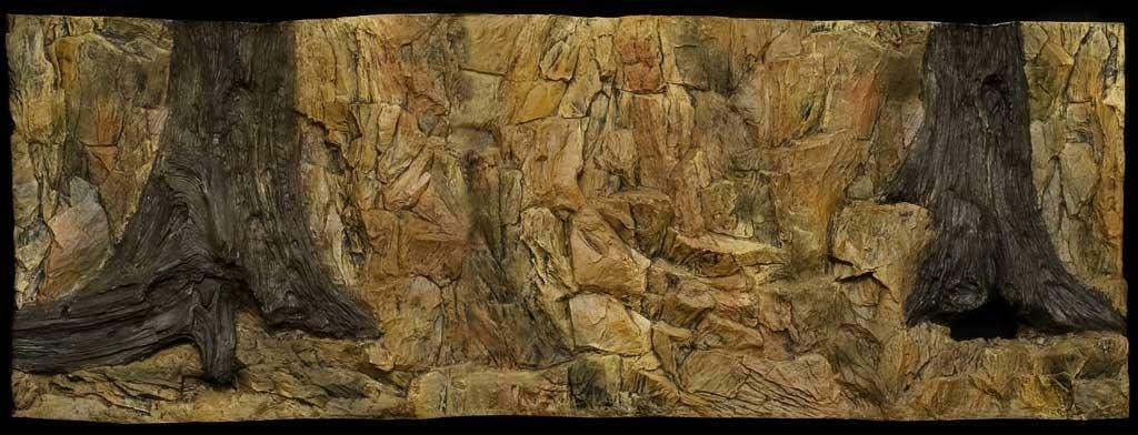 Polyester Aquarium achterwand "Standard" 100×60cm - Afbeelding 4