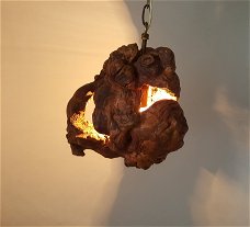 Hanglamp  van boom stronk