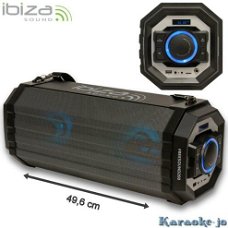 IBIZA FREESOUND200 Draagbaar audiosysteem Usb,Sd,Bt,Fm