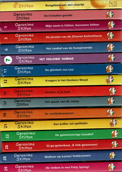VERKOCHT 29x Geronimo Stilton boeken / hardcover diverse nrs. 1 -71