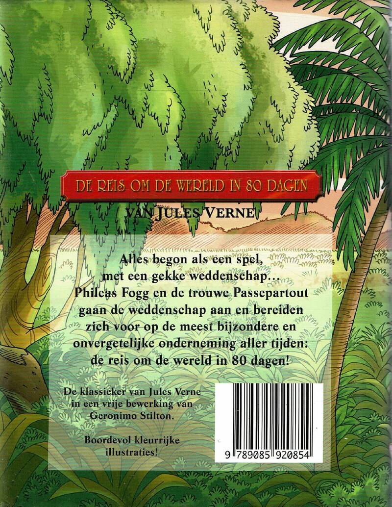 Geronimo Stilton = Reis om de wereld in 80 dagen - hardcover - Afbeelding 2