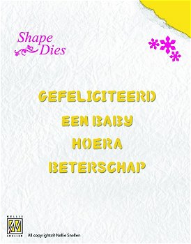 Shape Dies Dutch texts-1 SD026 - 0