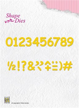 Shape Dies Numbers & punctuation marks SD038 - 0